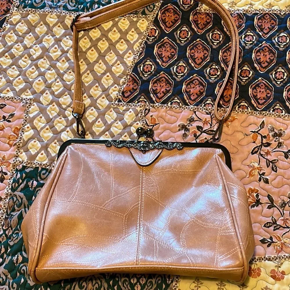 Vintage Faux Leather Handbag